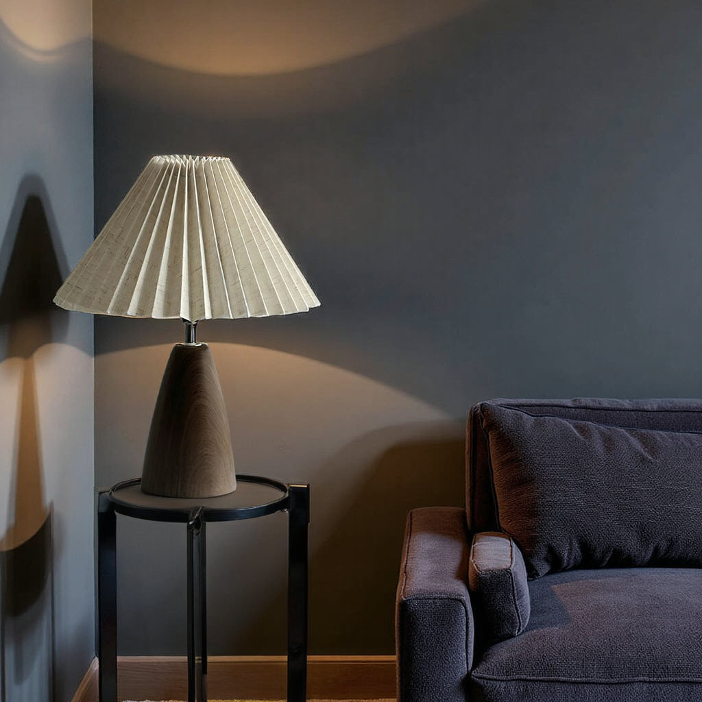 Nievk - Beza linen table lamp