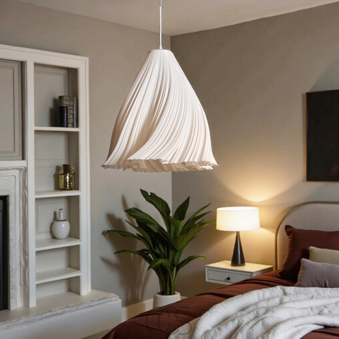 Nievk - Fanning Fabric Ceiling Lamp - Modern Textiles