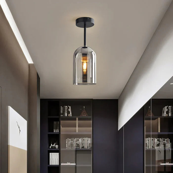 Nievk - Glass Vintage LED ceiling lamp