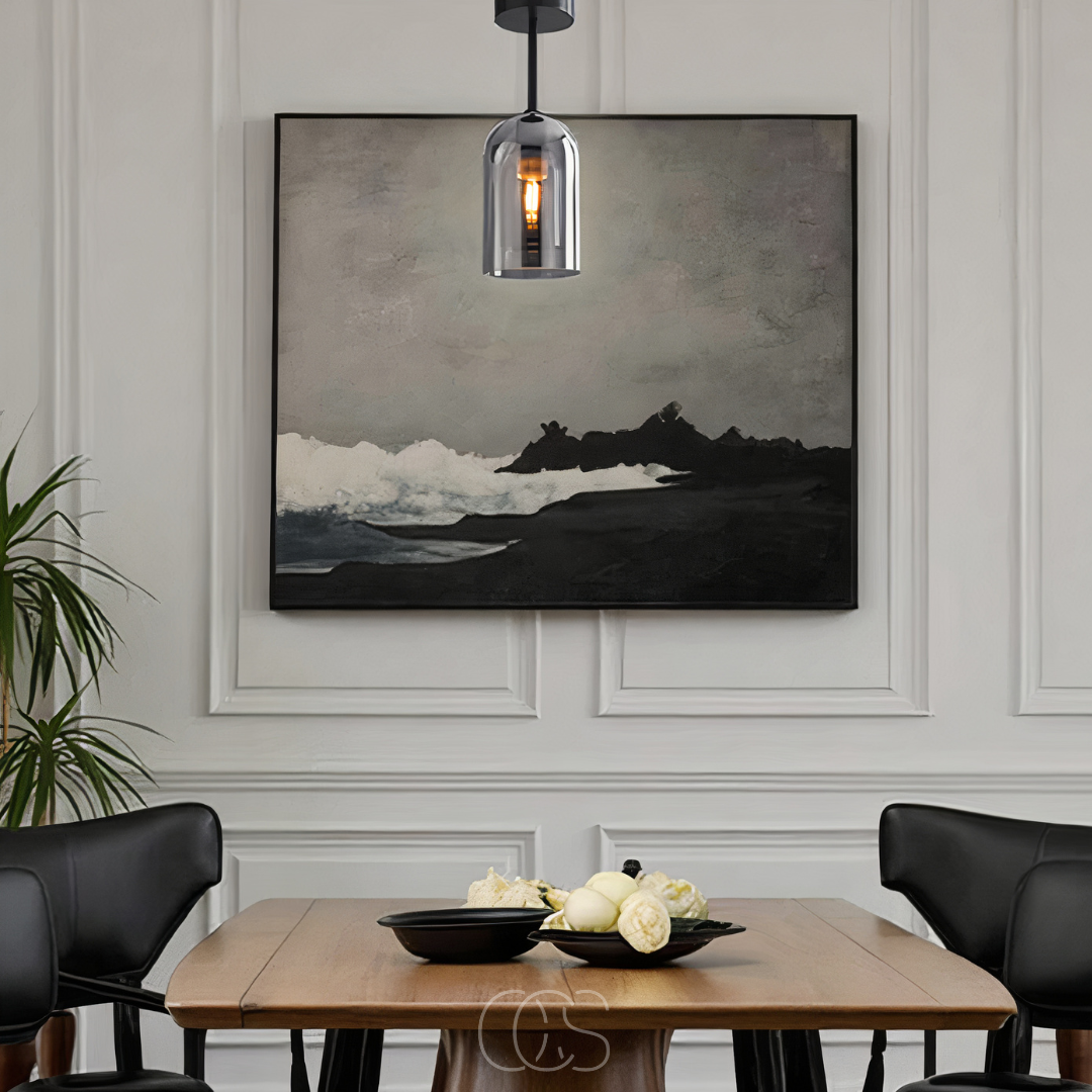 Nievk - Glass Vintage LED ceiling lamp