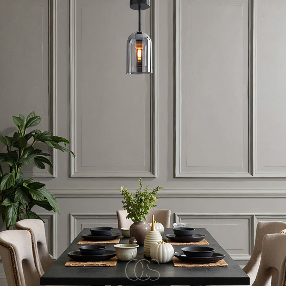 Nievk - Glass Vintage LED ceiling lamp
