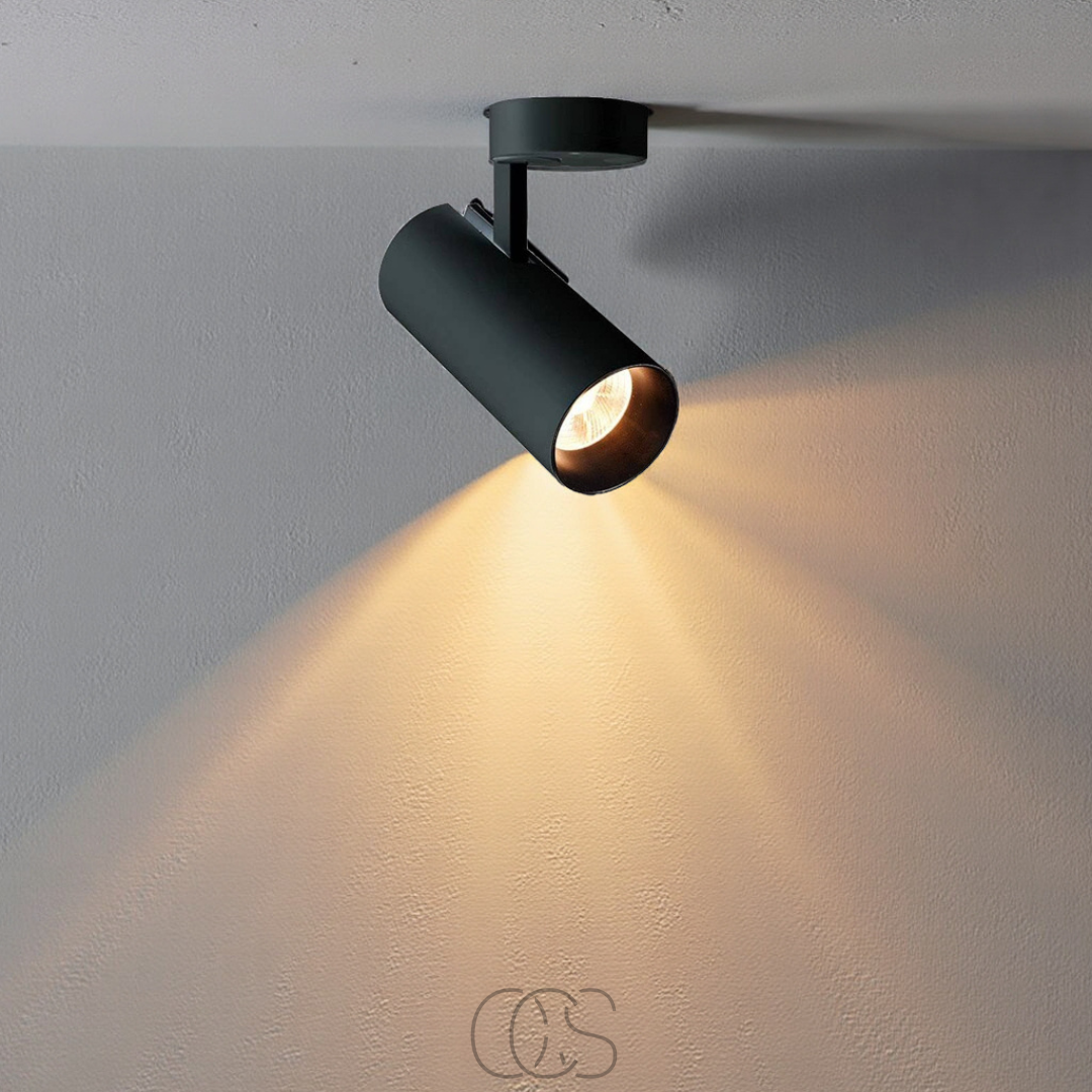 Nievk - LED Ceiling Spot Single - sleek design, focused light
