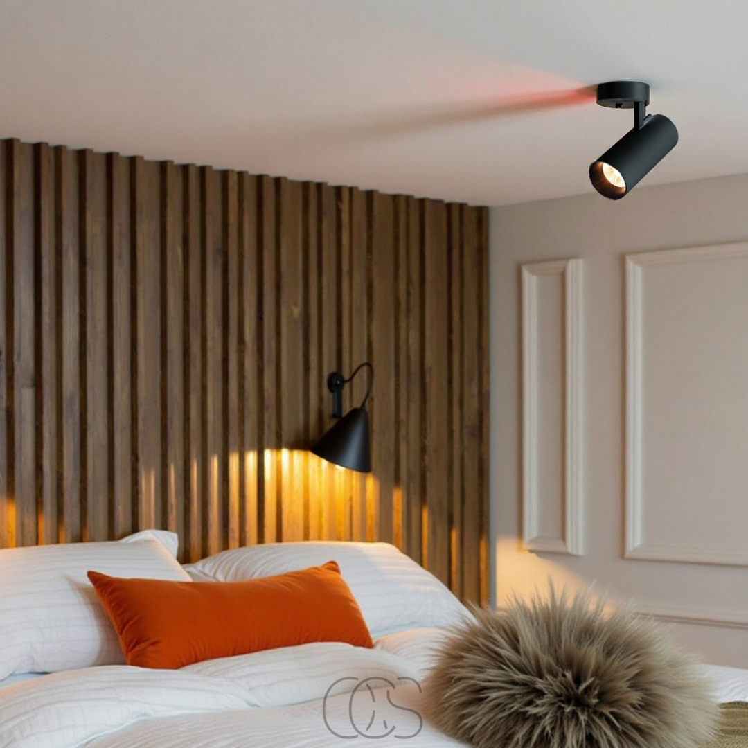 Nievk - LED Ceiling Spot Single - sleek design, focused light