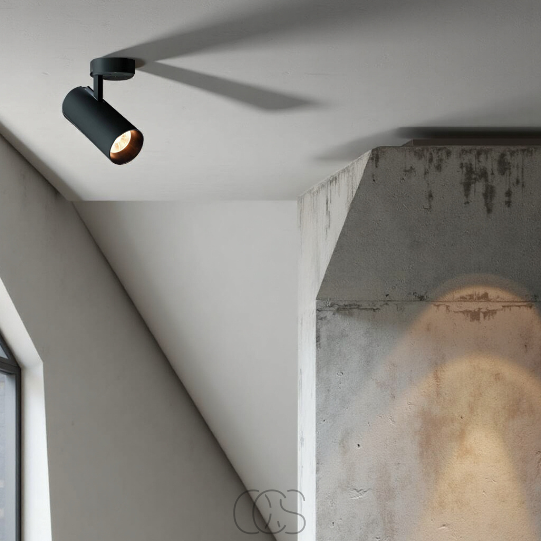 Nievk - LED Ceiling Spot Single - sleek design, focused light