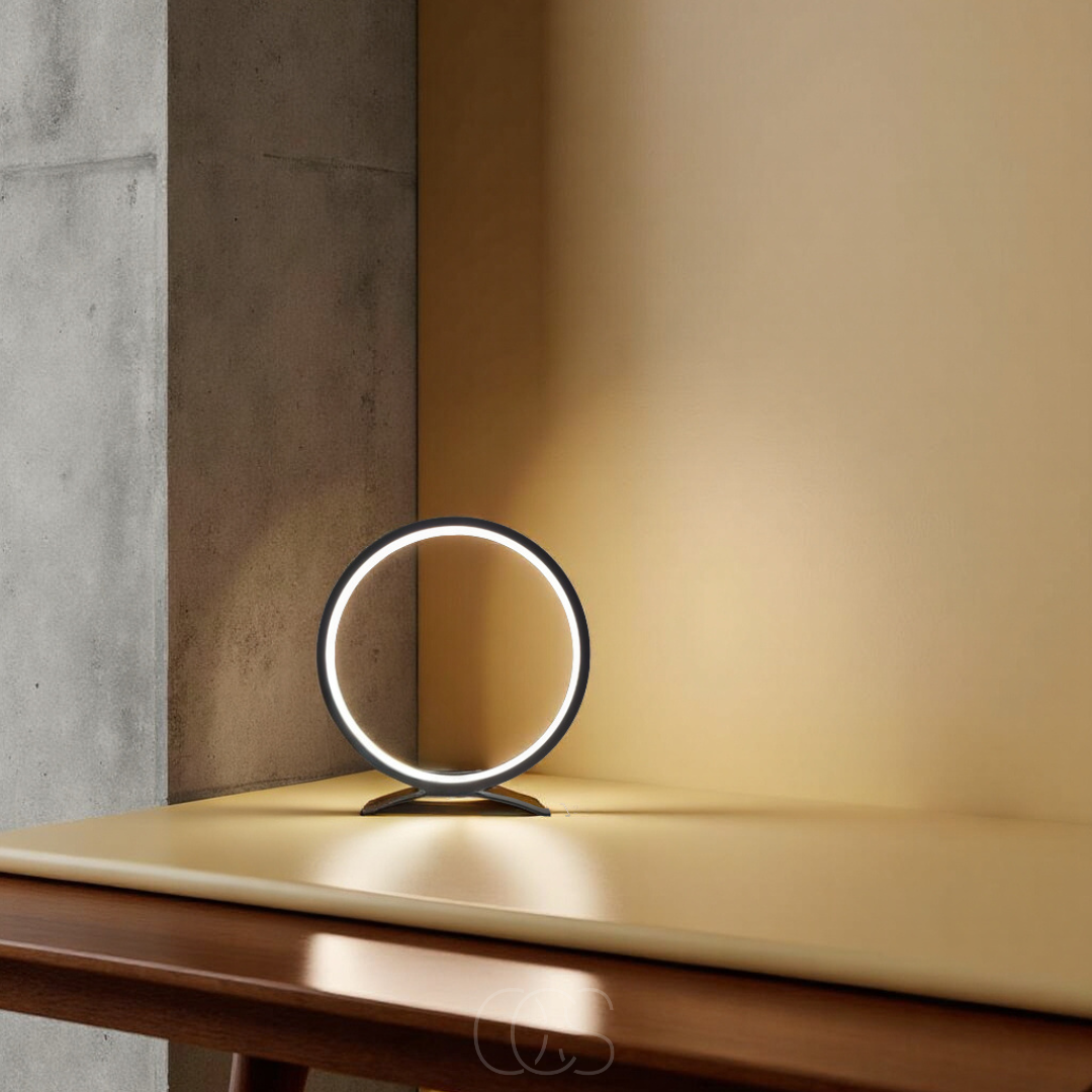 Nievk - LED Ring Table Lamp - Modern Minimalist Design