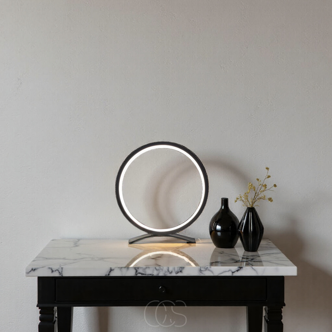 Nievk - LED Ring Table Lamp - Modern Minimalist Design
