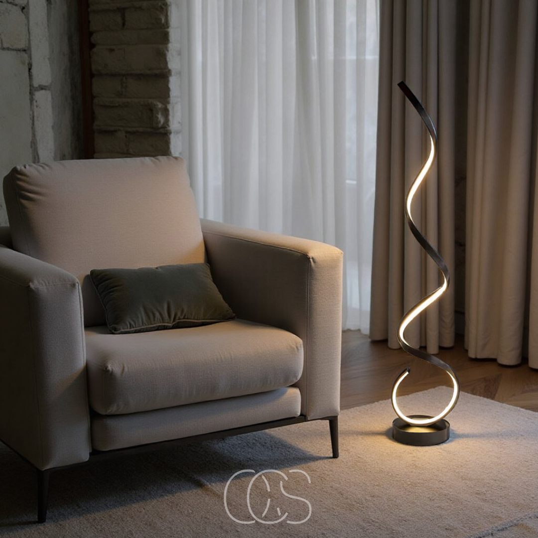 Nievk - LED Spiral Floor Lamp Dimmable