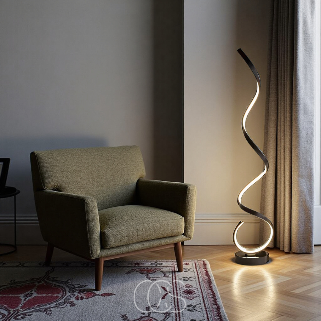 Nievk - LED Spiral Floor Lamp Dimmable