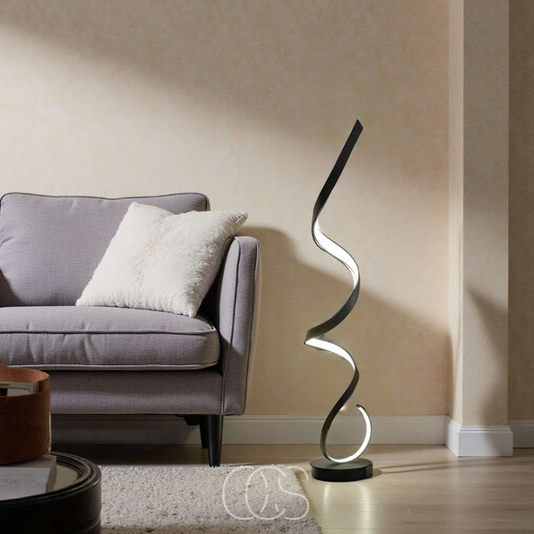 Nievk - LED Spiral Floor Lamp Dimmable
