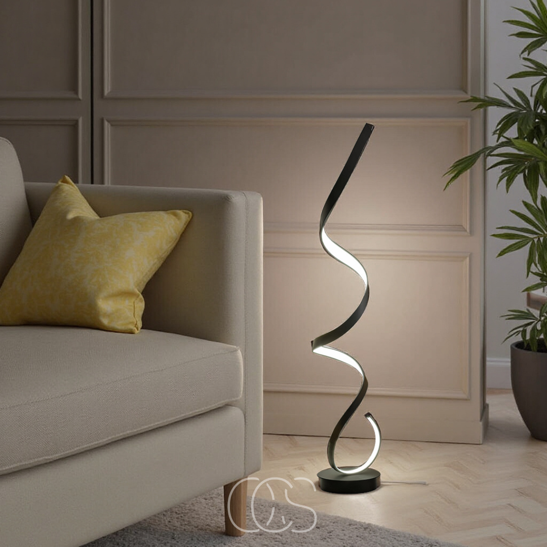 Nievk - LED Spiral Floor Lamp Dimmable