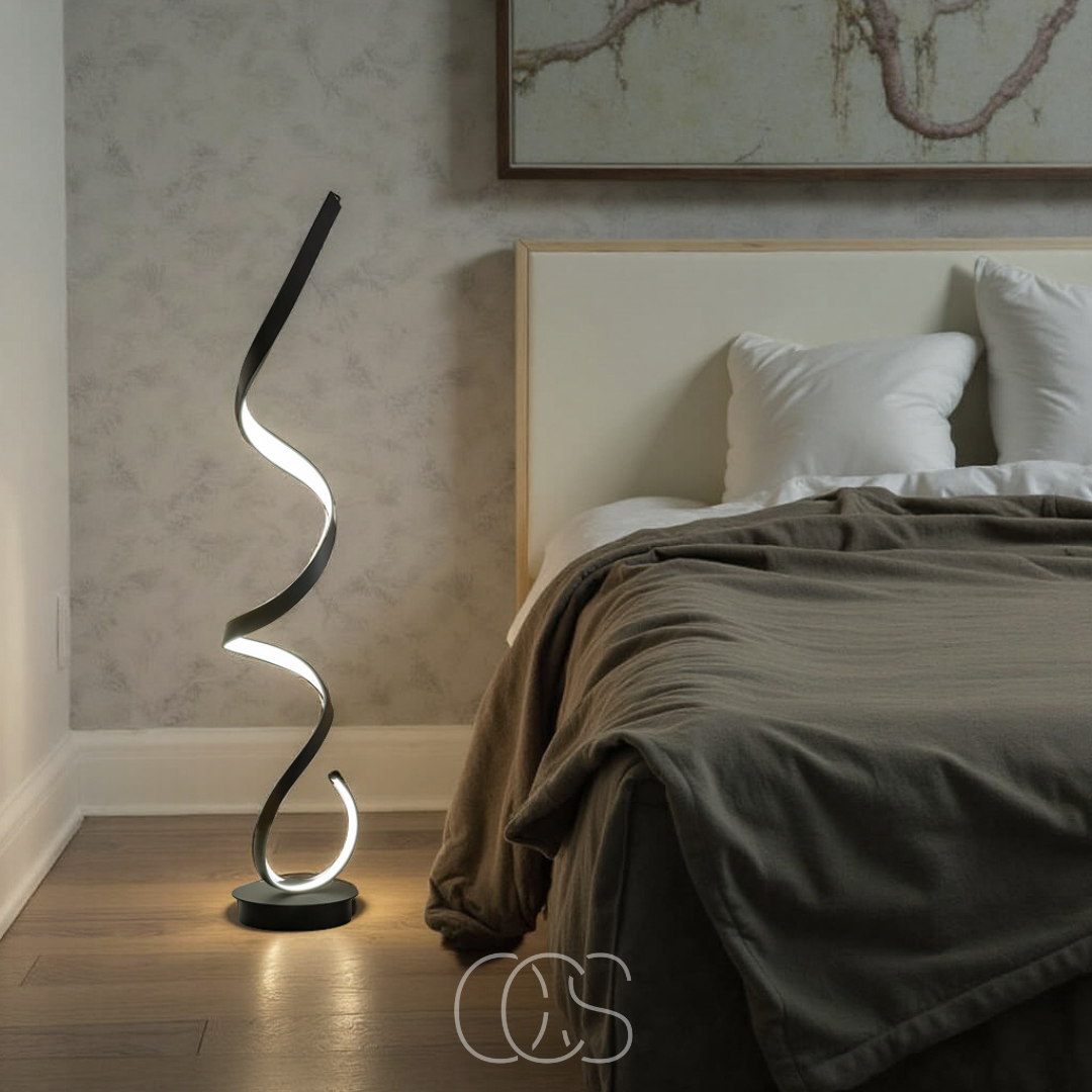 Nievk - LED Spiral Floor Lamp Dimmable