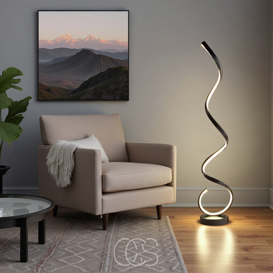 Nievk - LED Spiral Floor Lamp Dimmable