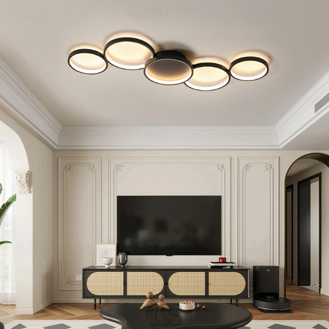 Nievk - Modern Design Ceiling Lamp - LED Rings
