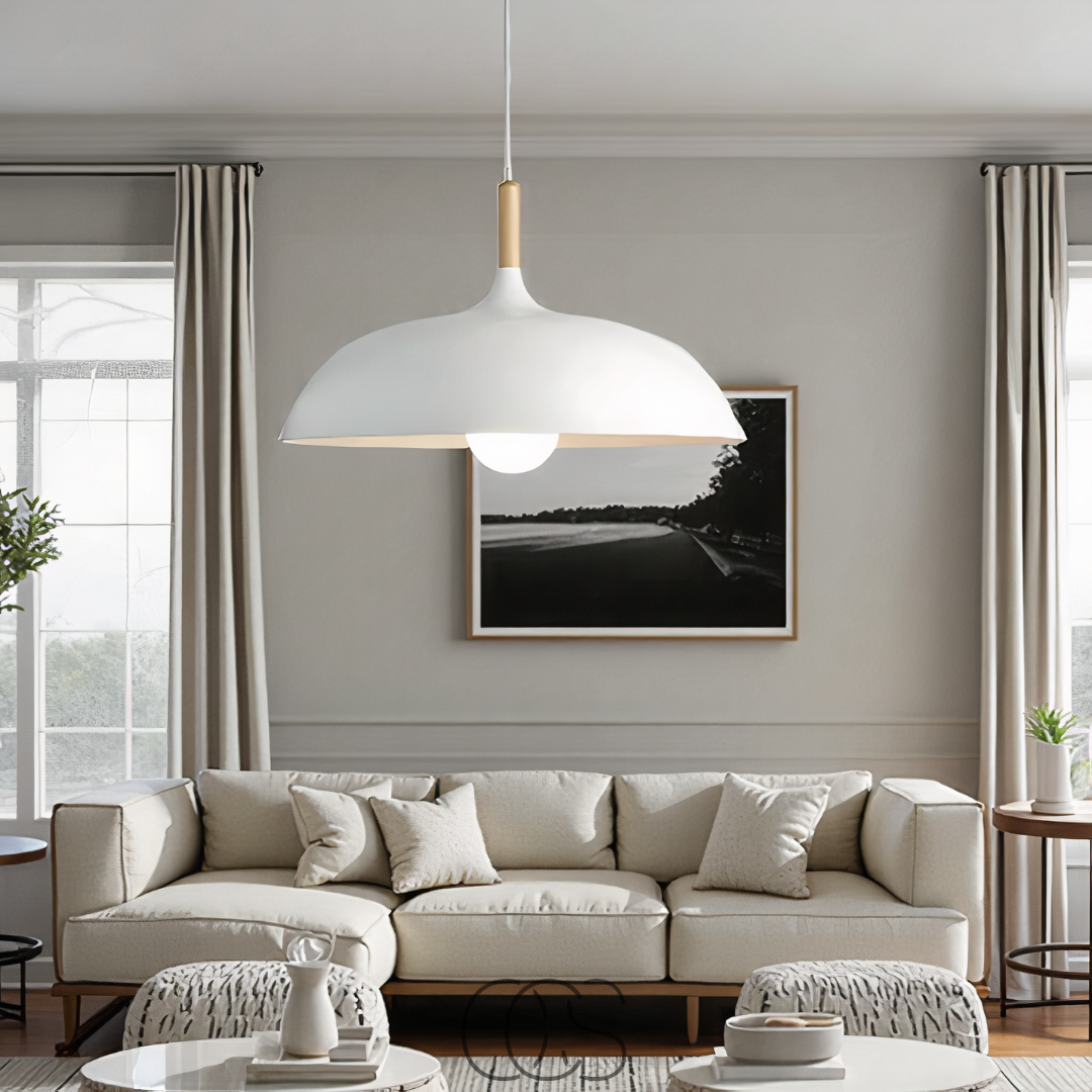 Nievk - Modern Matte Black Ceiling Lamp