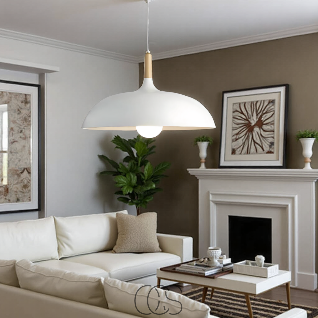 Nievk - Modern Matte Black Ceiling Lamp