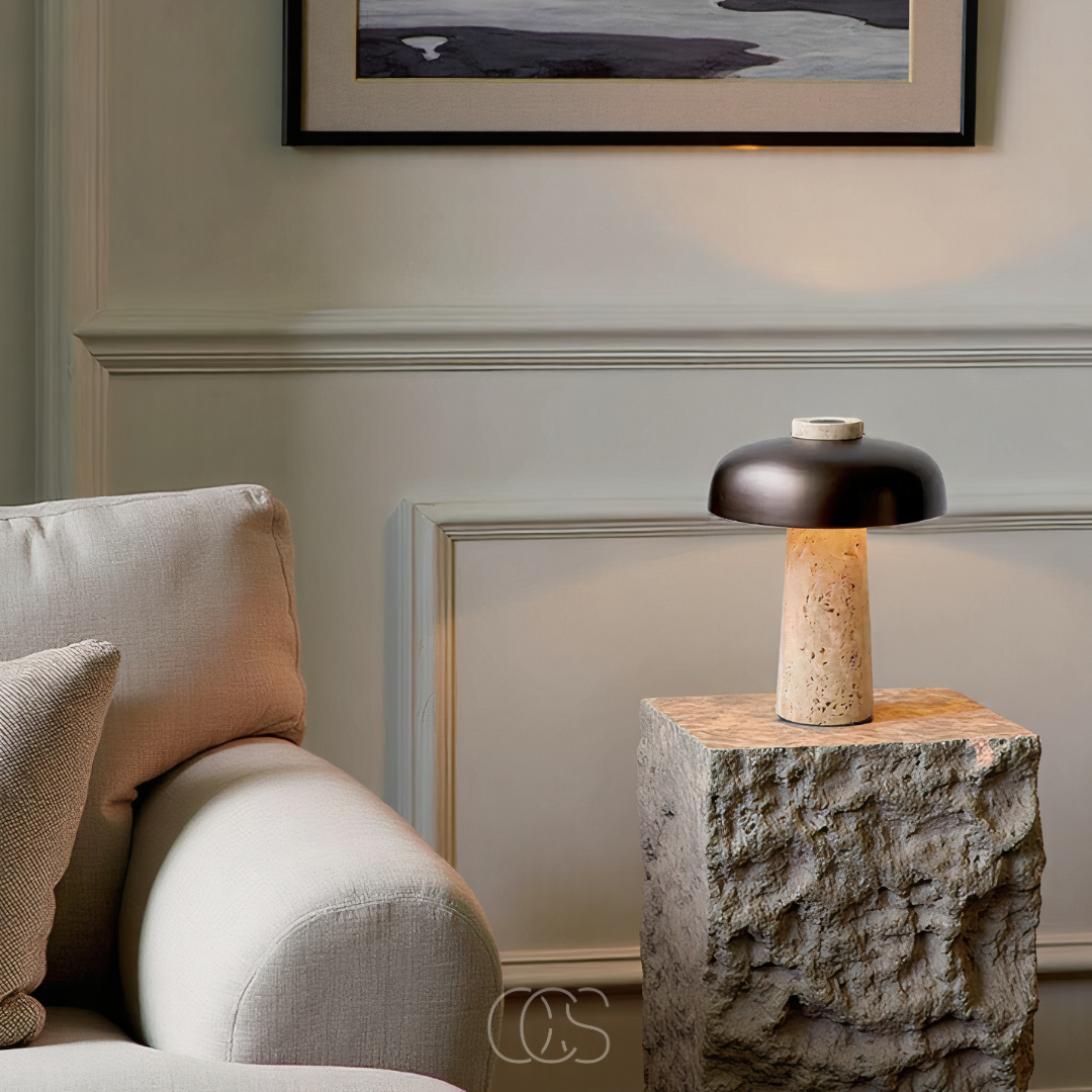 Nievk - Modern Stone Table Lamp