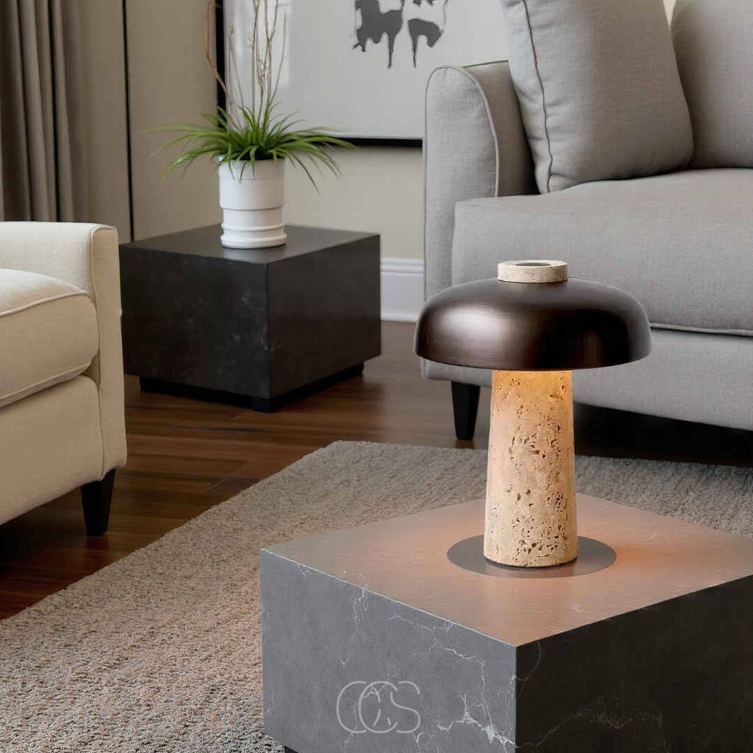 Nievk - Modern Stone Table Lamp
