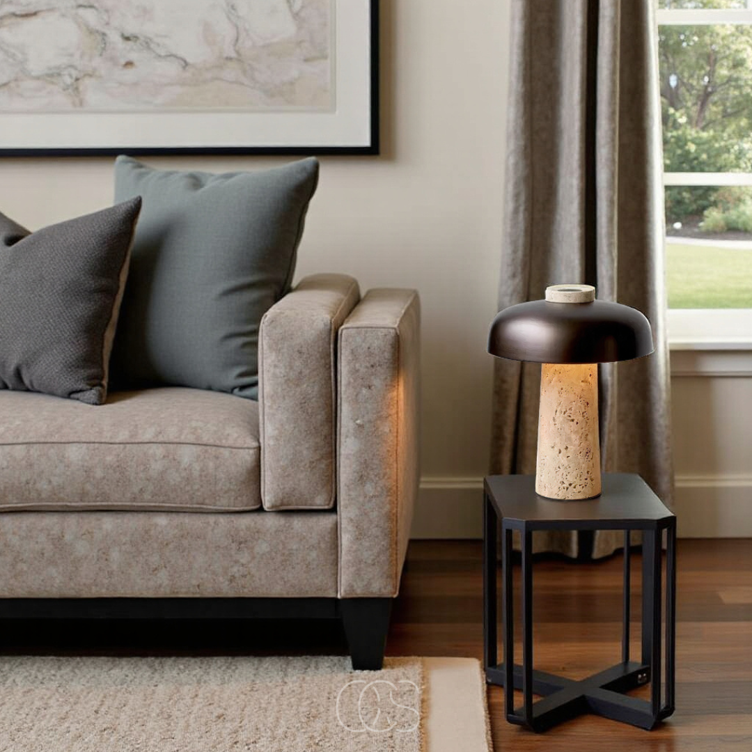 Nievk - Modern Stone Table Lamp
