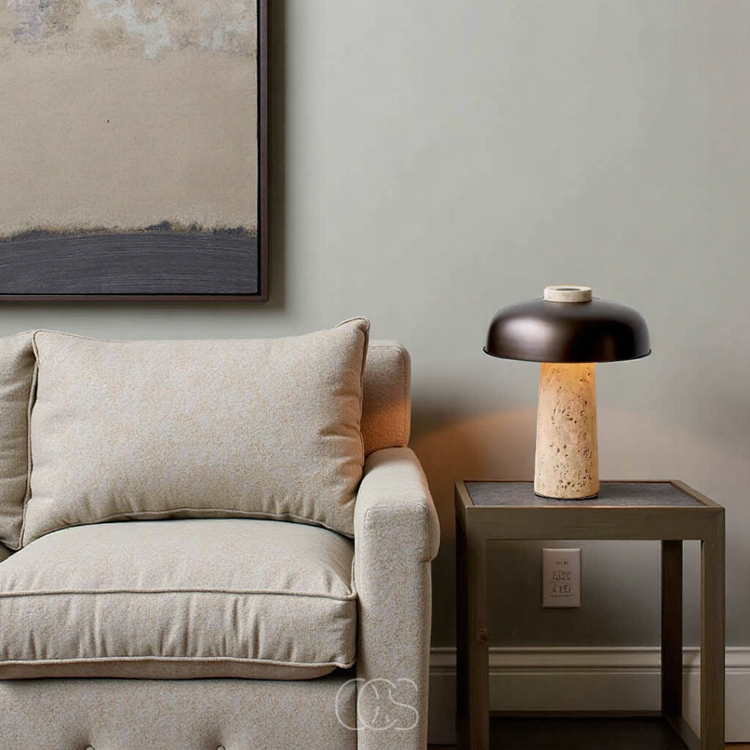 Nievk - Modern Stone Table Lamp