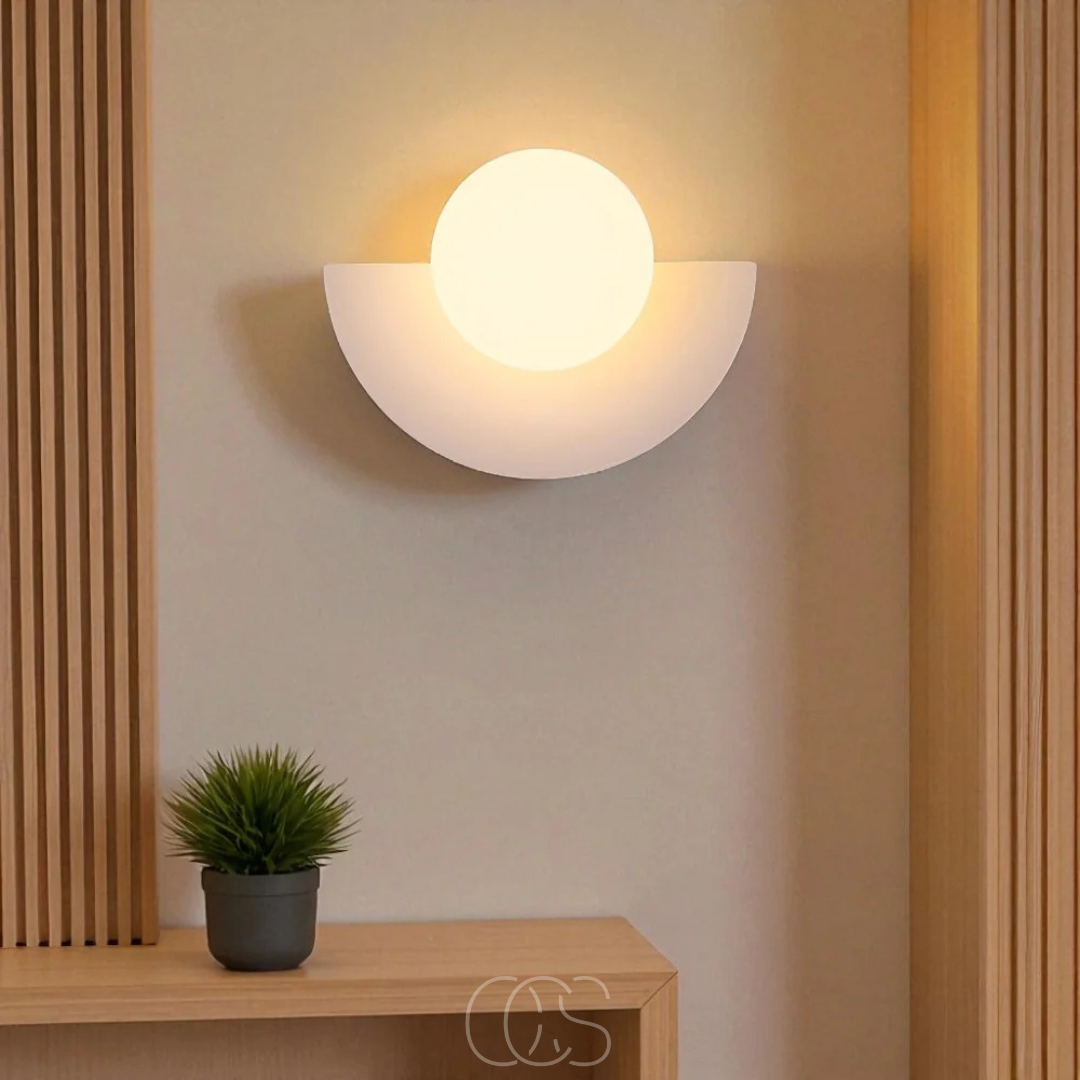 Nievk - Nordic Half-Circular Wall Lamp – Scandinavian Design