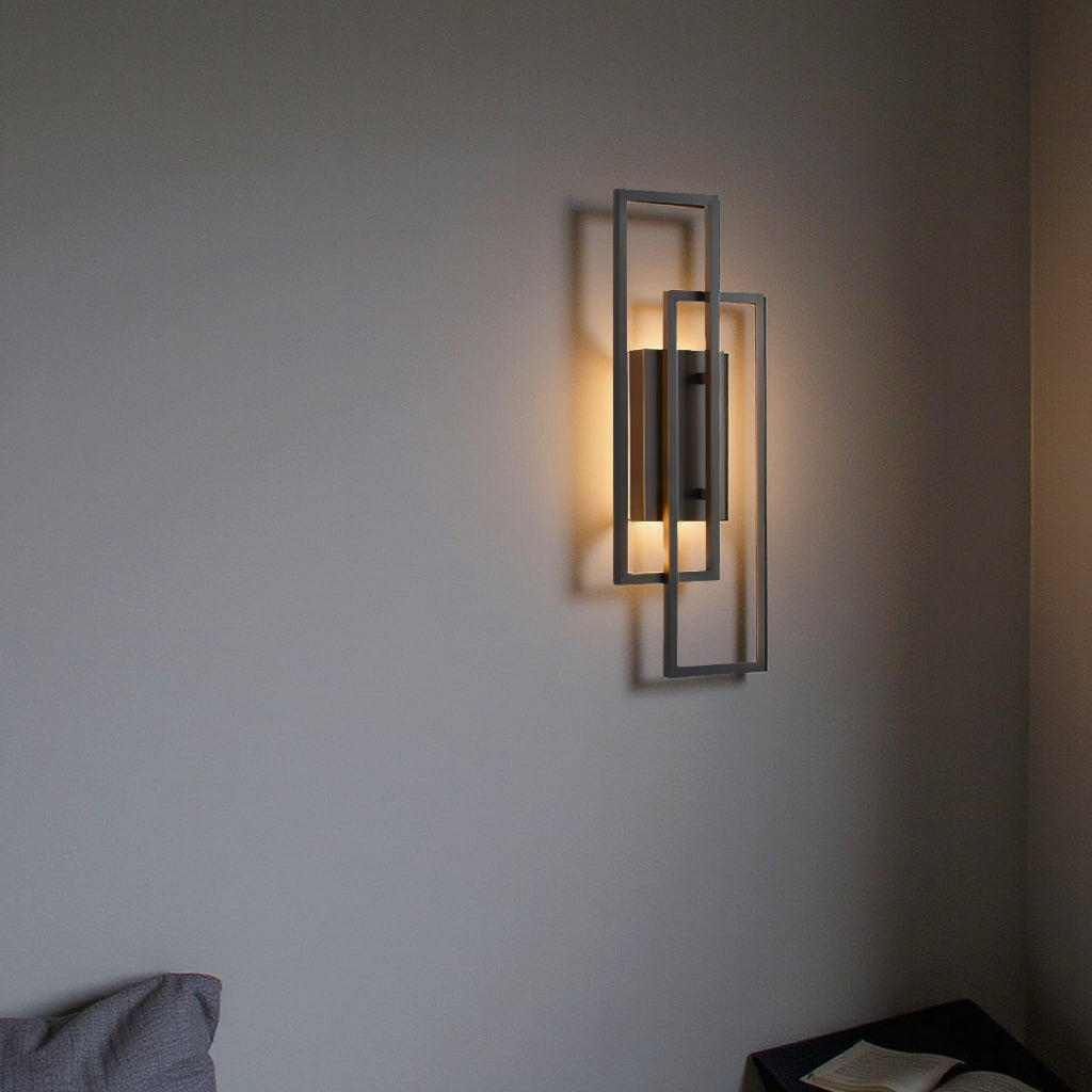 Nievk - Rectangular Geometric LED Wall Lamp