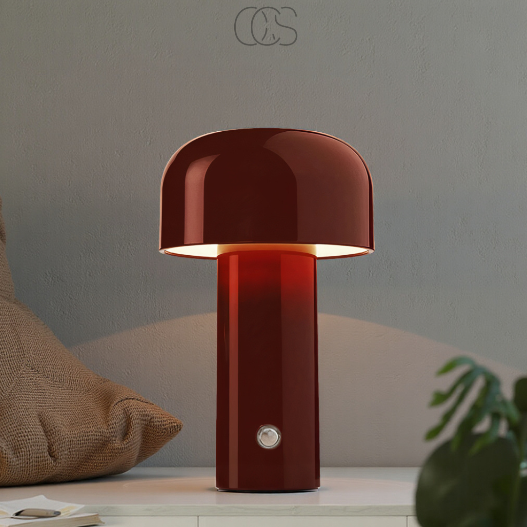 Nievk - Retro Table Lamp – wireless, dimmable & can be placed anywhere