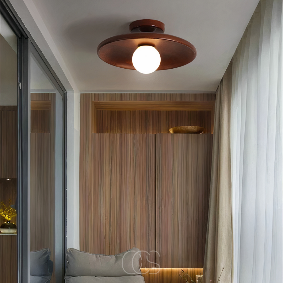 Nievk - Walnut Ceiling Lamp - Luxury Ceiling Lamp Wood