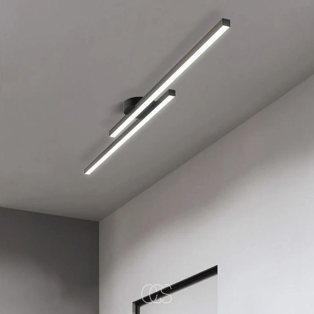 Nievk - modern aluminum ceiling lamp - Sleek ceiling lighting