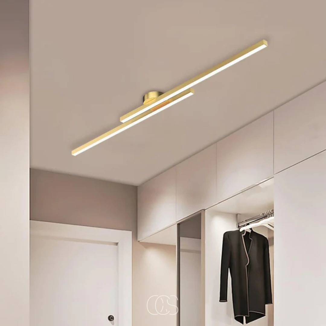 Nievk - modern aluminum ceiling lamp - Sleek ceiling lighting