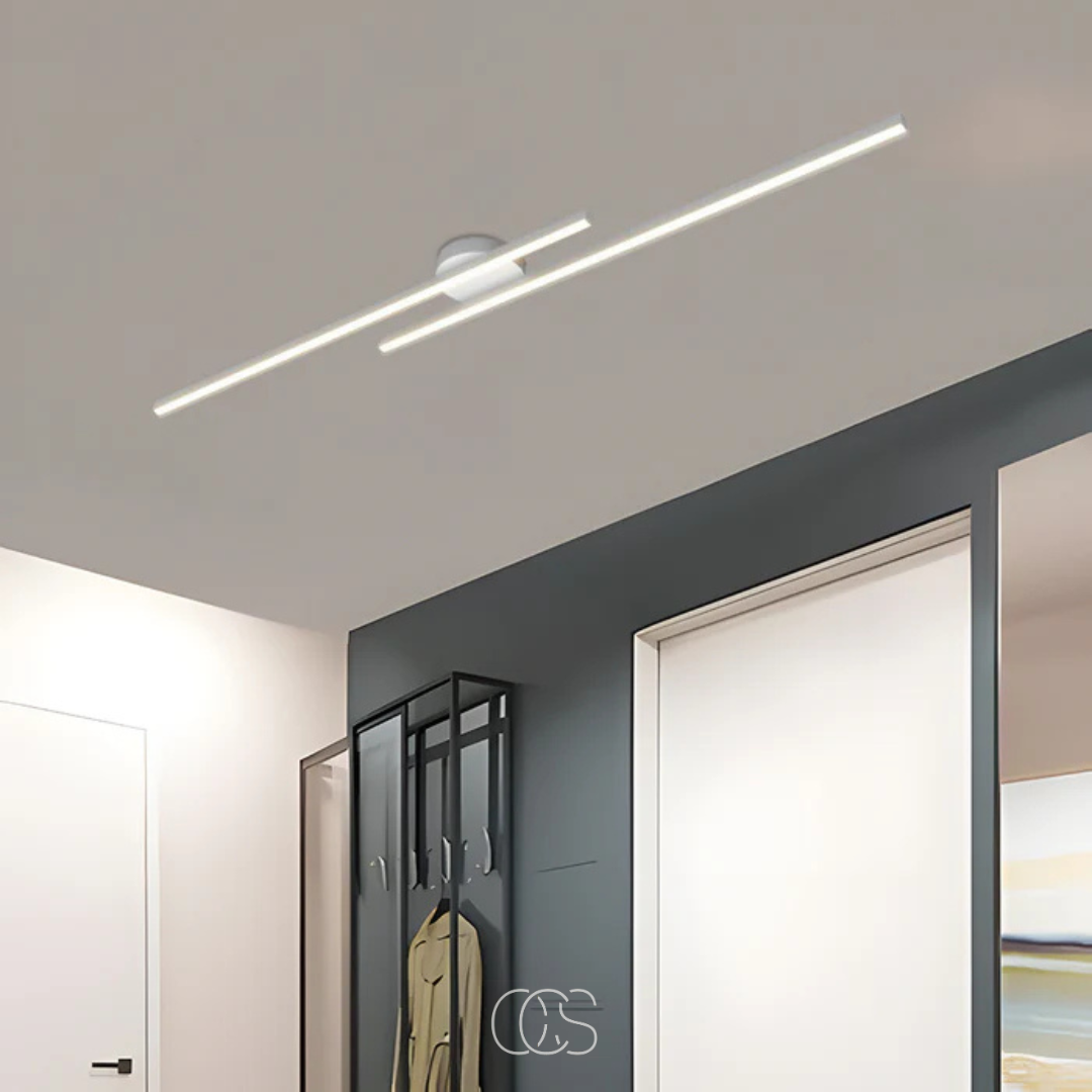 Nievk - modern aluminum ceiling lamp - Sleek ceiling lighting