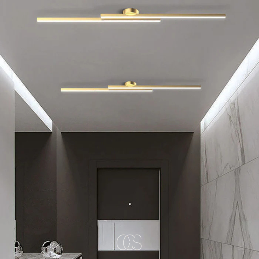 Nievk - modern aluminum ceiling lamp - Sleek ceiling lighting