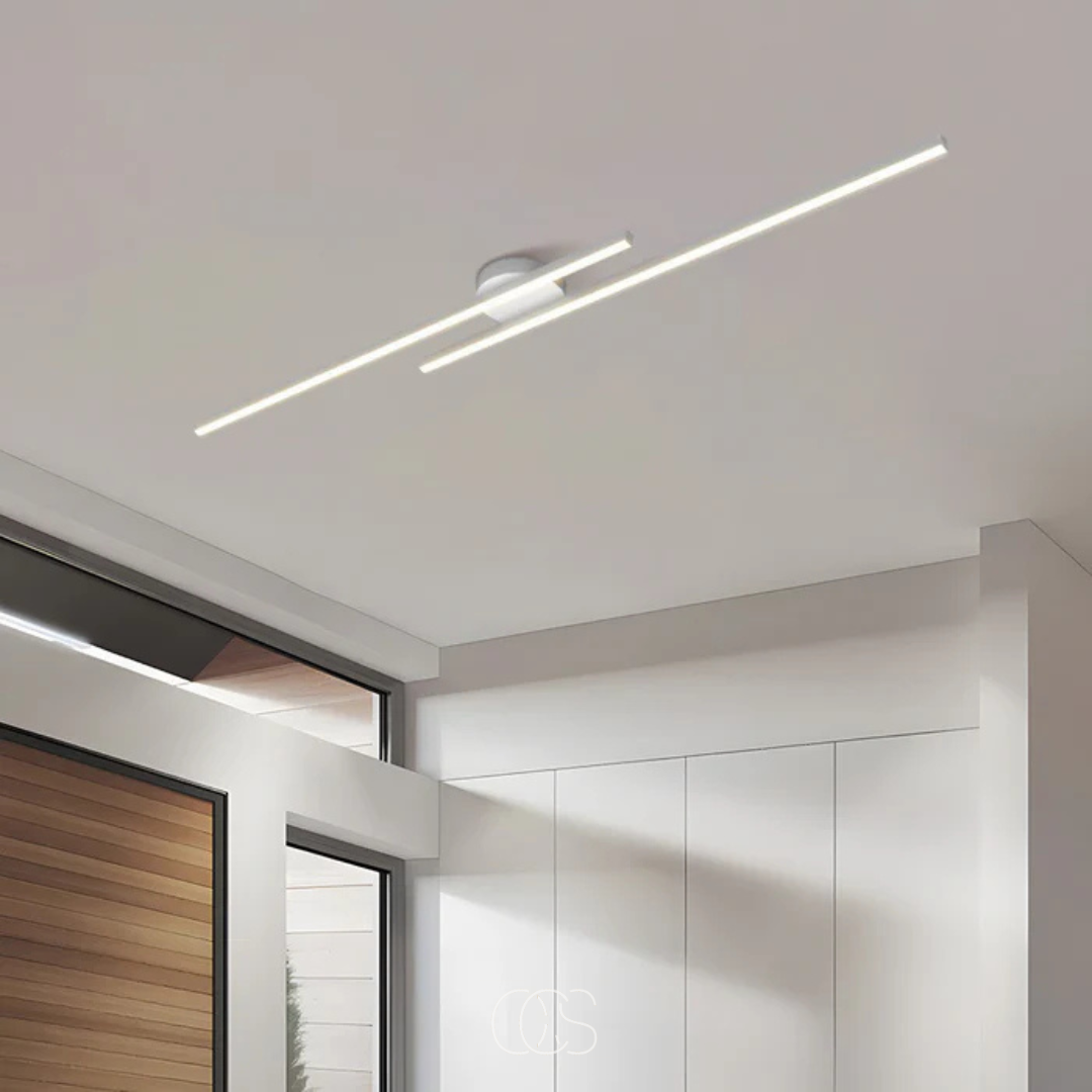 Nievk - modern aluminum ceiling lamp - Sleek ceiling lighting