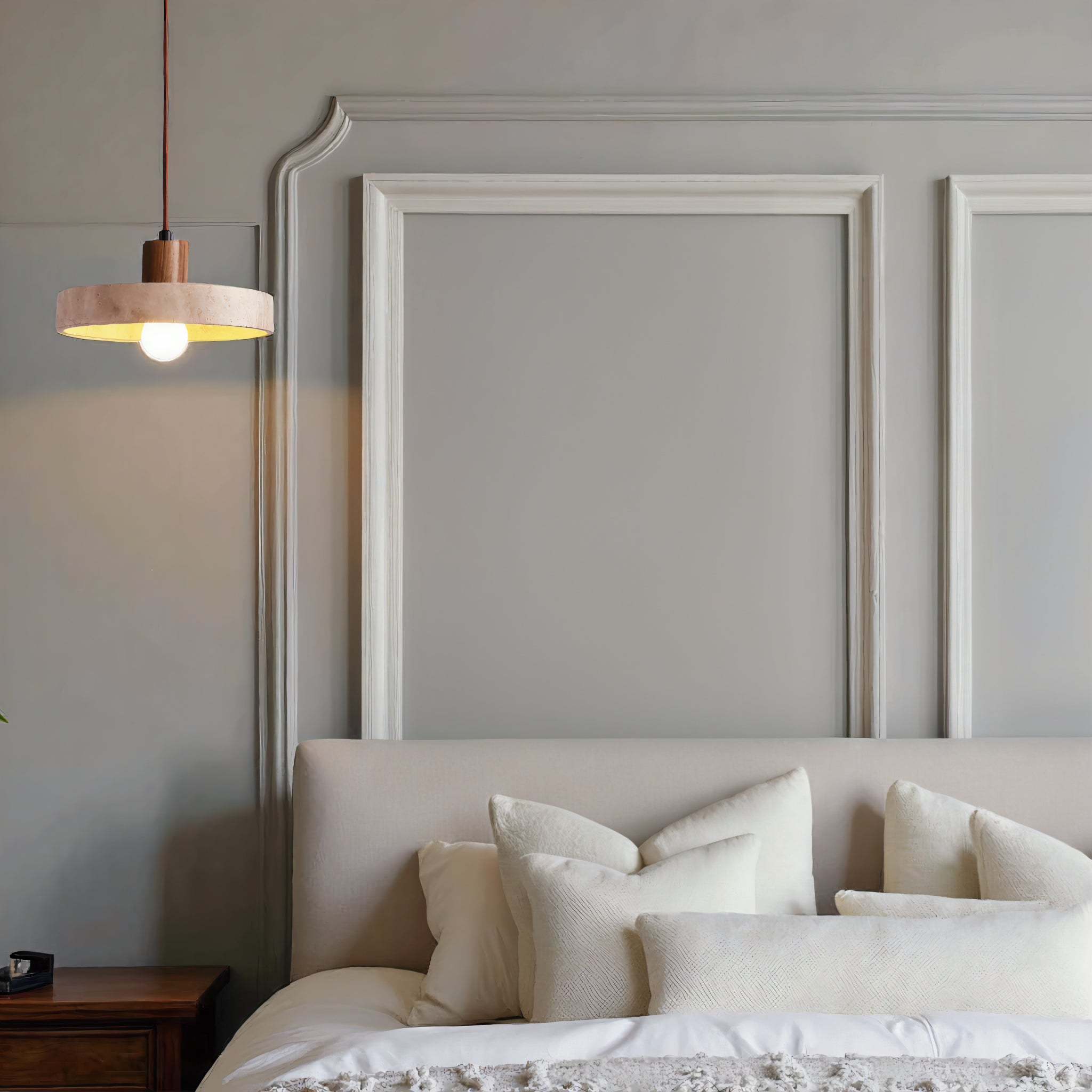 Nievk - pendant lamp in natural stone - Unique & Adjustable