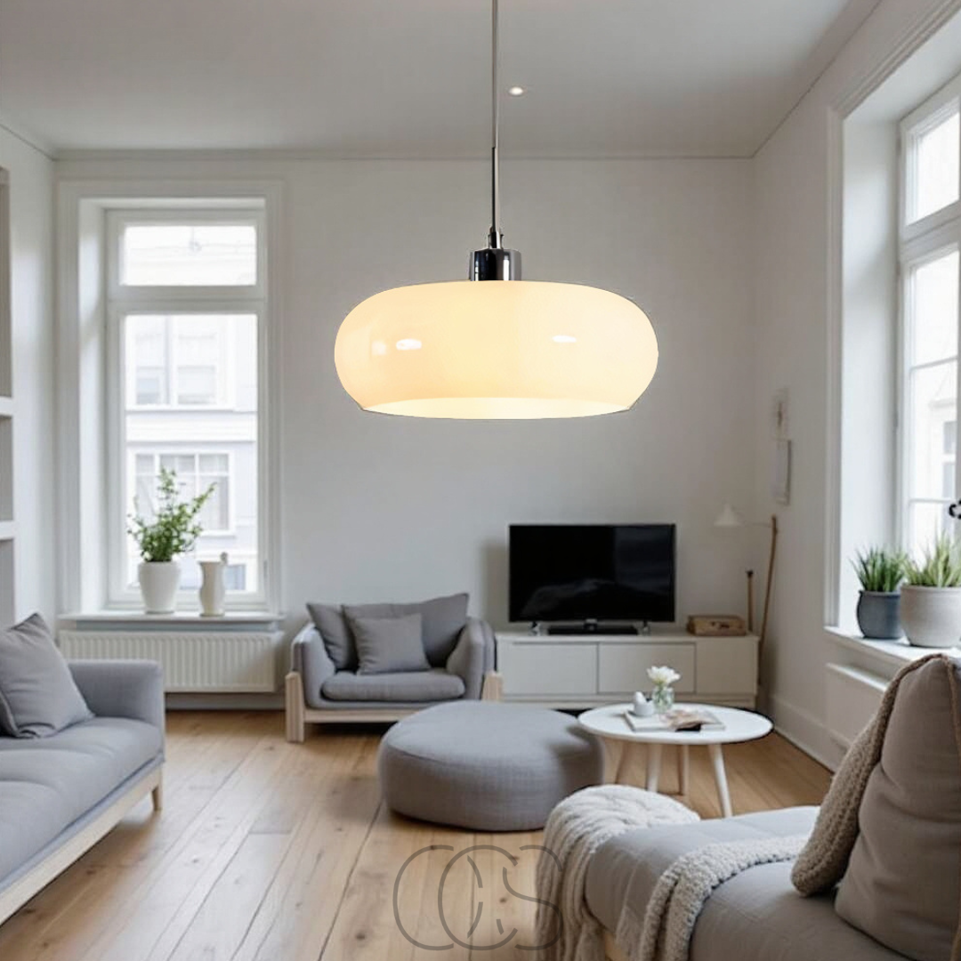 Nievk – Nordic retro pendant lamp - mouth-blown glass & Scandinavian design