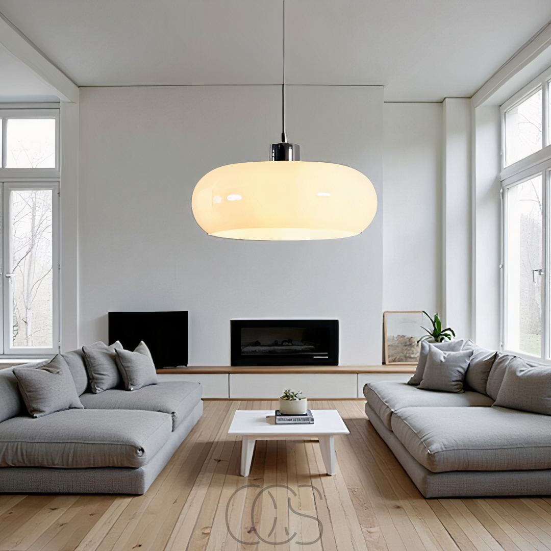Nievk – Nordic retro pendant lamp - mouth-blown glass & Scandinavian design