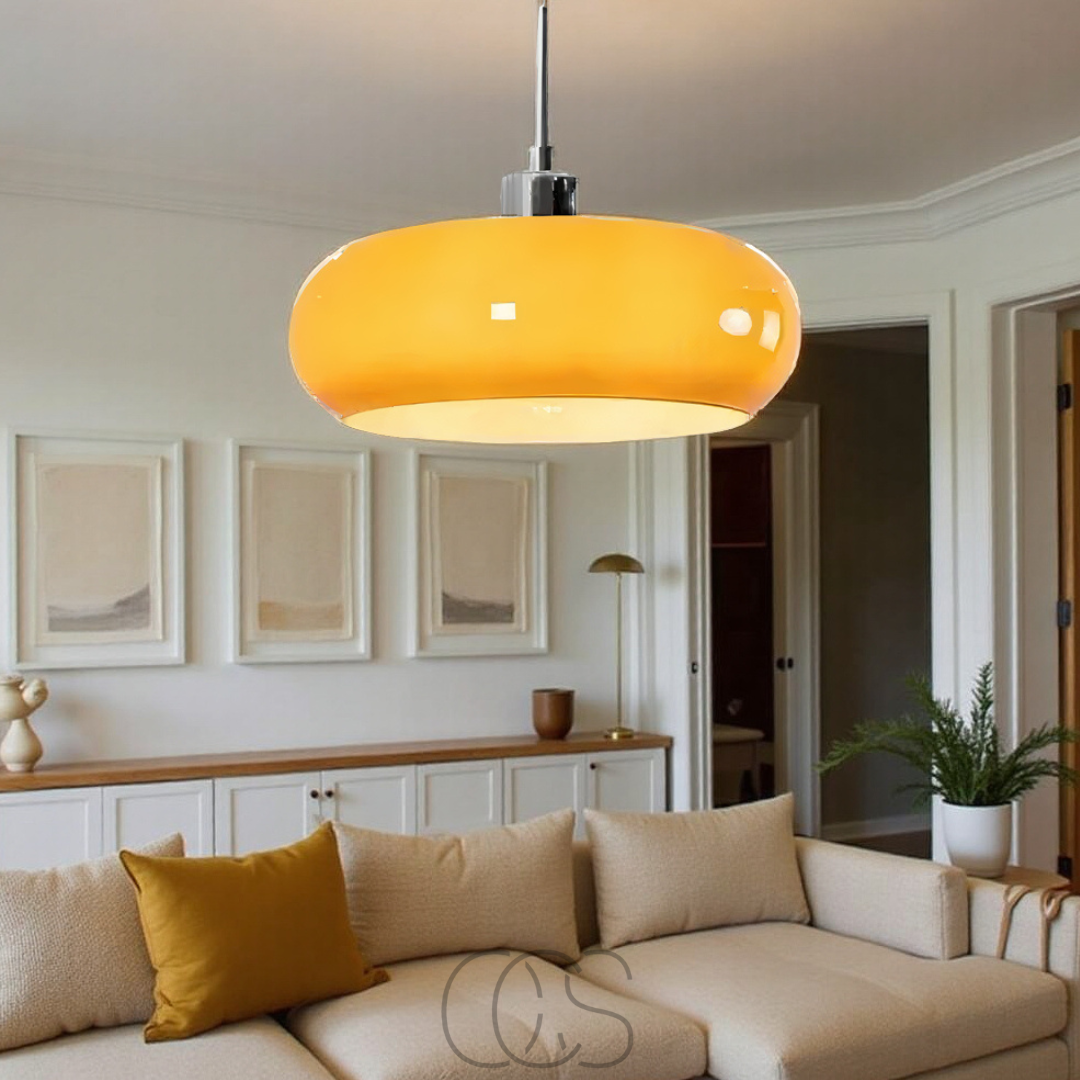 Nievk – Nordic retro pendant lamp - mouth-blown glass & Scandinavian design