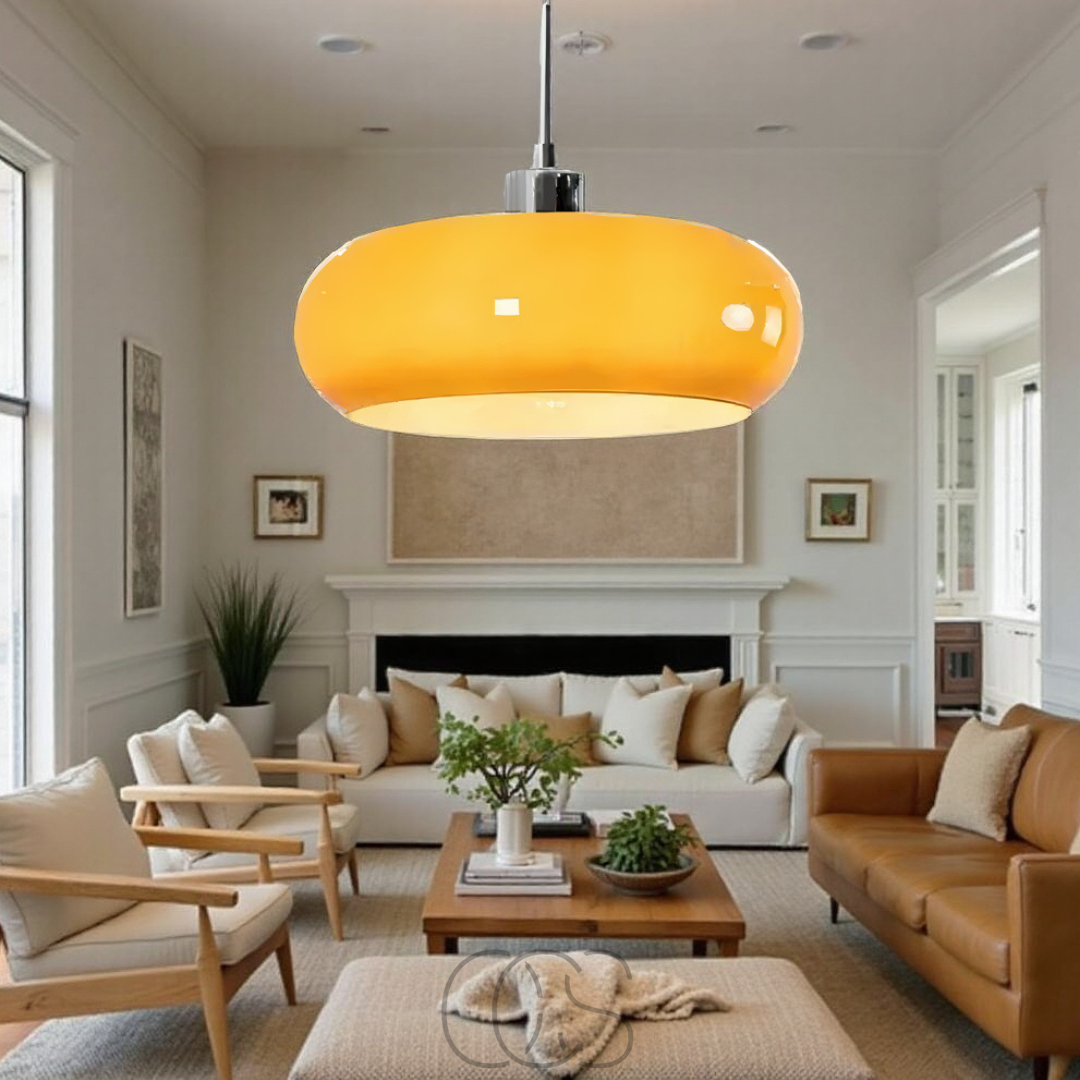 Nievk – Nordic retro pendant lamp - mouth-blown glass & Scandinavian design