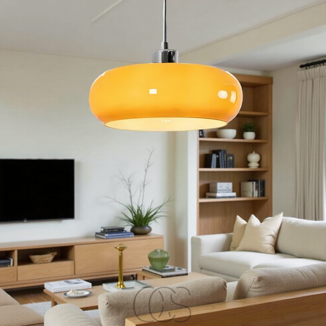 Nievk – Nordic retro pendant lamp - mouth-blown glass & Scandinavian design