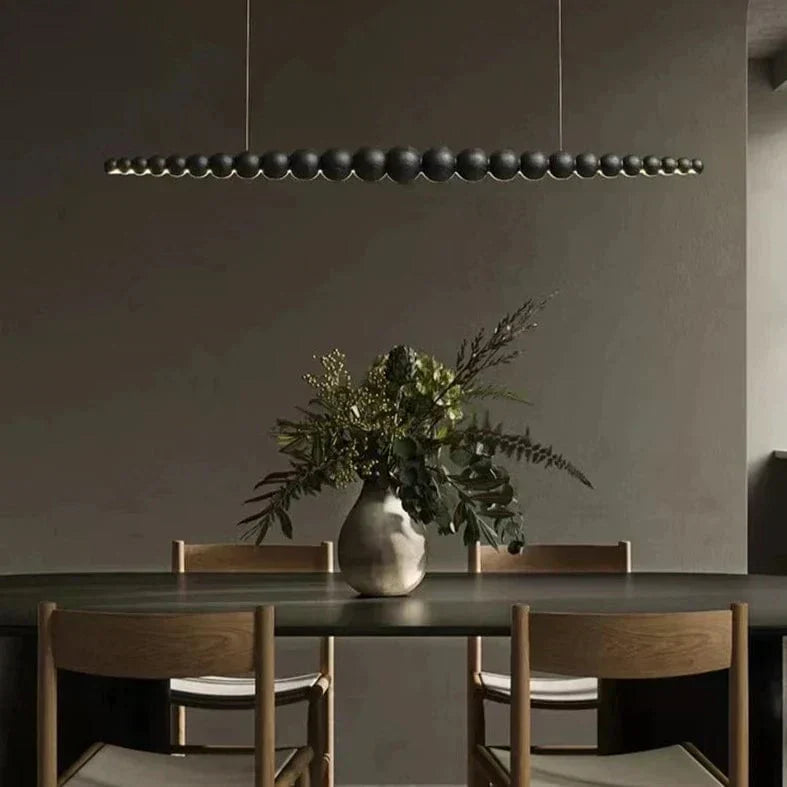 Arborcrest Wood Bead Chandelier