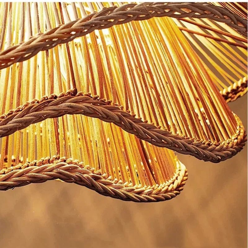 Liora Rattan Chandelier