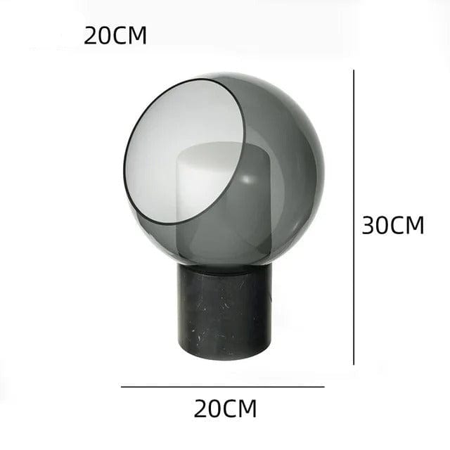 Glass Dome Lamp