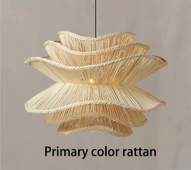 Liora Rattan Chandelier