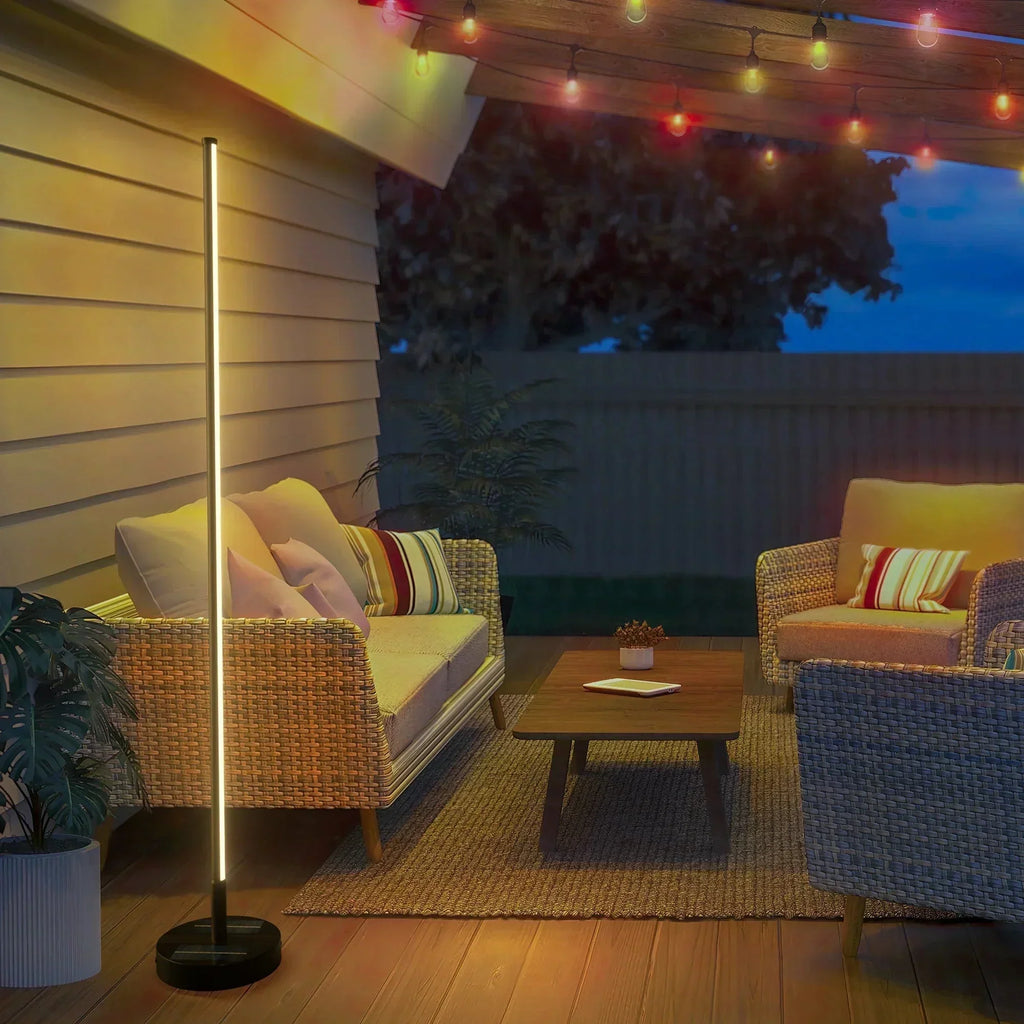 Solara Contemporary Outdoor Floor Lamp