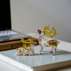 Nievk - Abstract Deer Sculpture - Decorative Table Sculpture in Resin