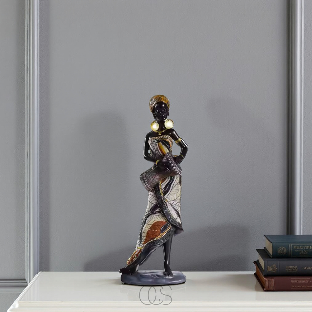 Nievk - African Musicians Statue Set - Decorative Sculptures