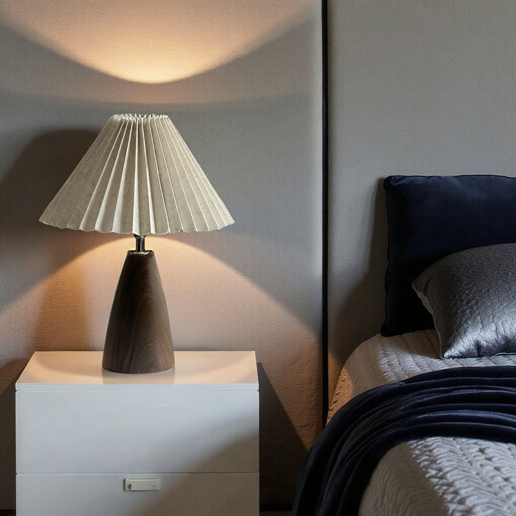 Nievk - Beza linen table lamp