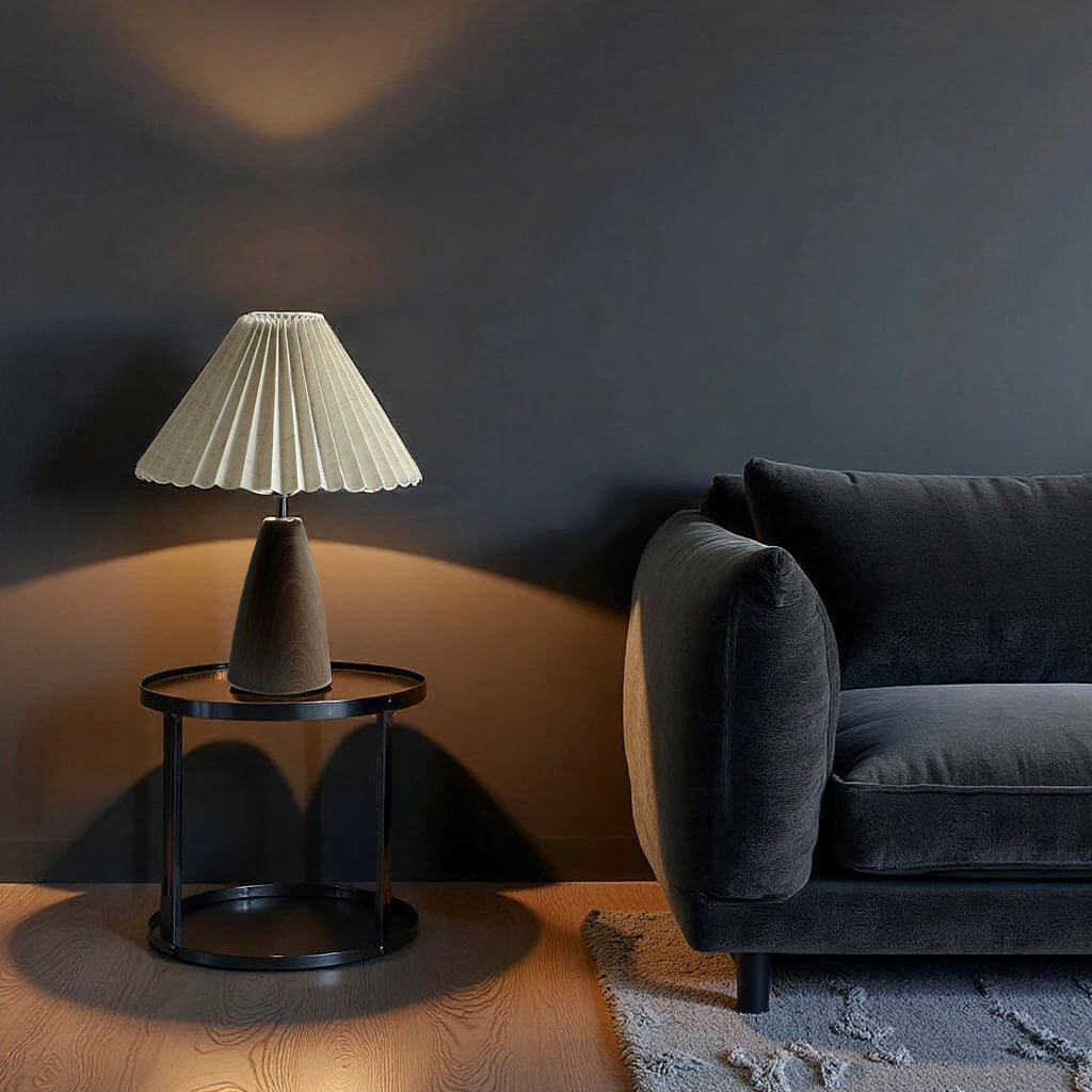 Nievk - Beza linen table lamp