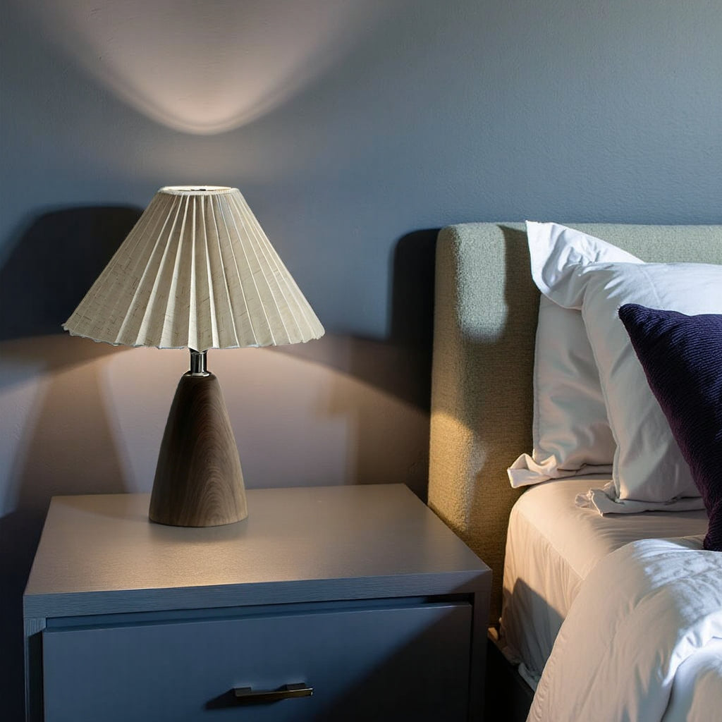 Nievk - Beza linen table lamp