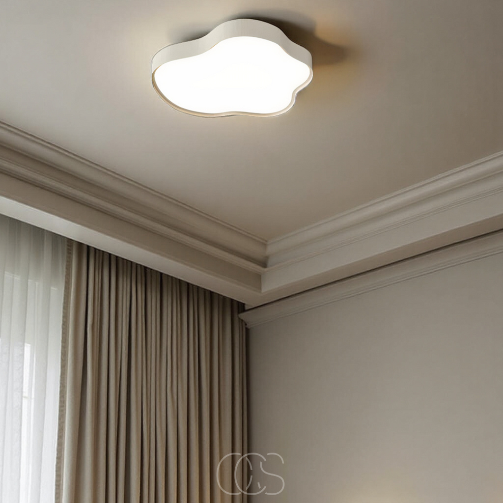 Nievk - Lampada da soffitto a LED a forma di nuvola