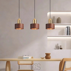 Nievk - Design pendant lamp with gold accent